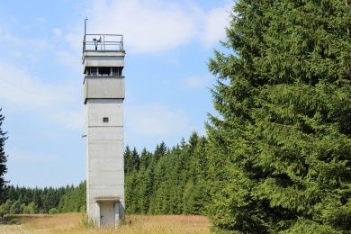 ein Grenzturm im Harz