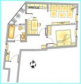 FeWo1-Grundriss FeWo1-Grundriss