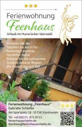 Ferienwohnung Feenhaus * Urlaub im Hunsrücker Idarwald