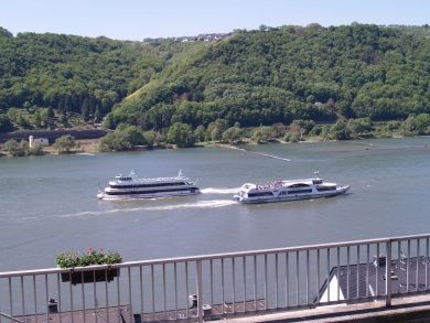 Ferienwohnung Breitbach mit Rheinblick