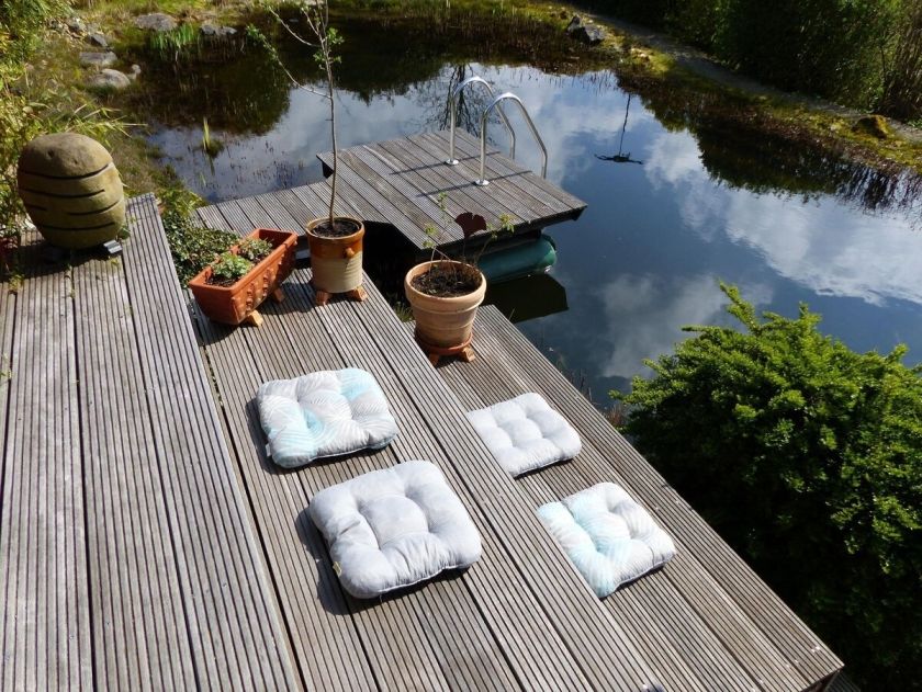 Sitzen am Teich...