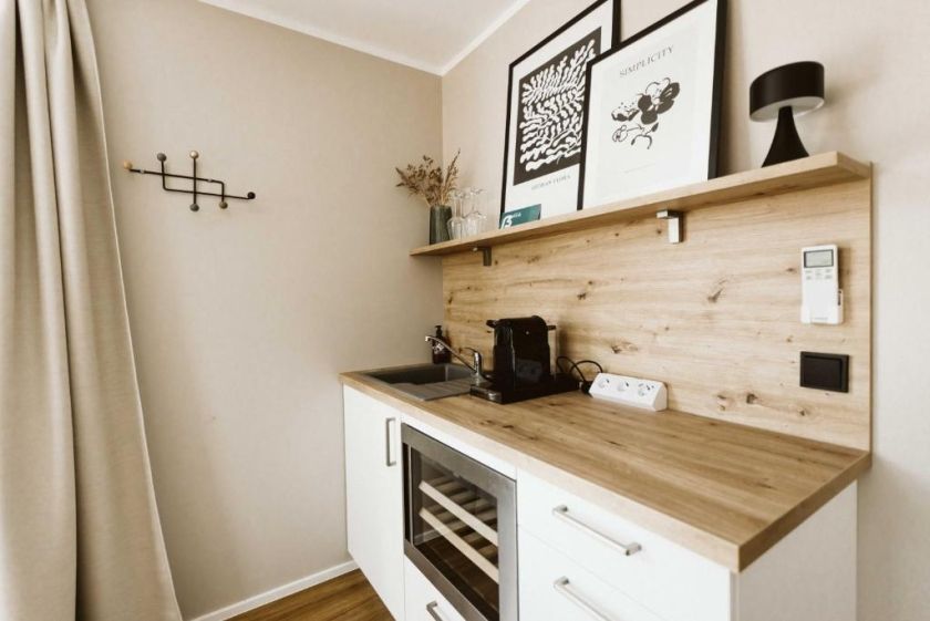 Modernes Tiny House Vita am Weingut
