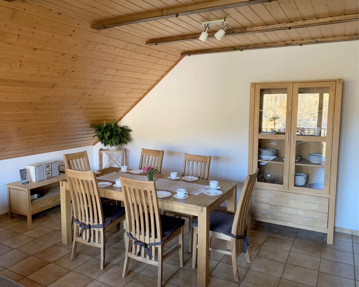 Wohnzimmer große Fewo Essecke