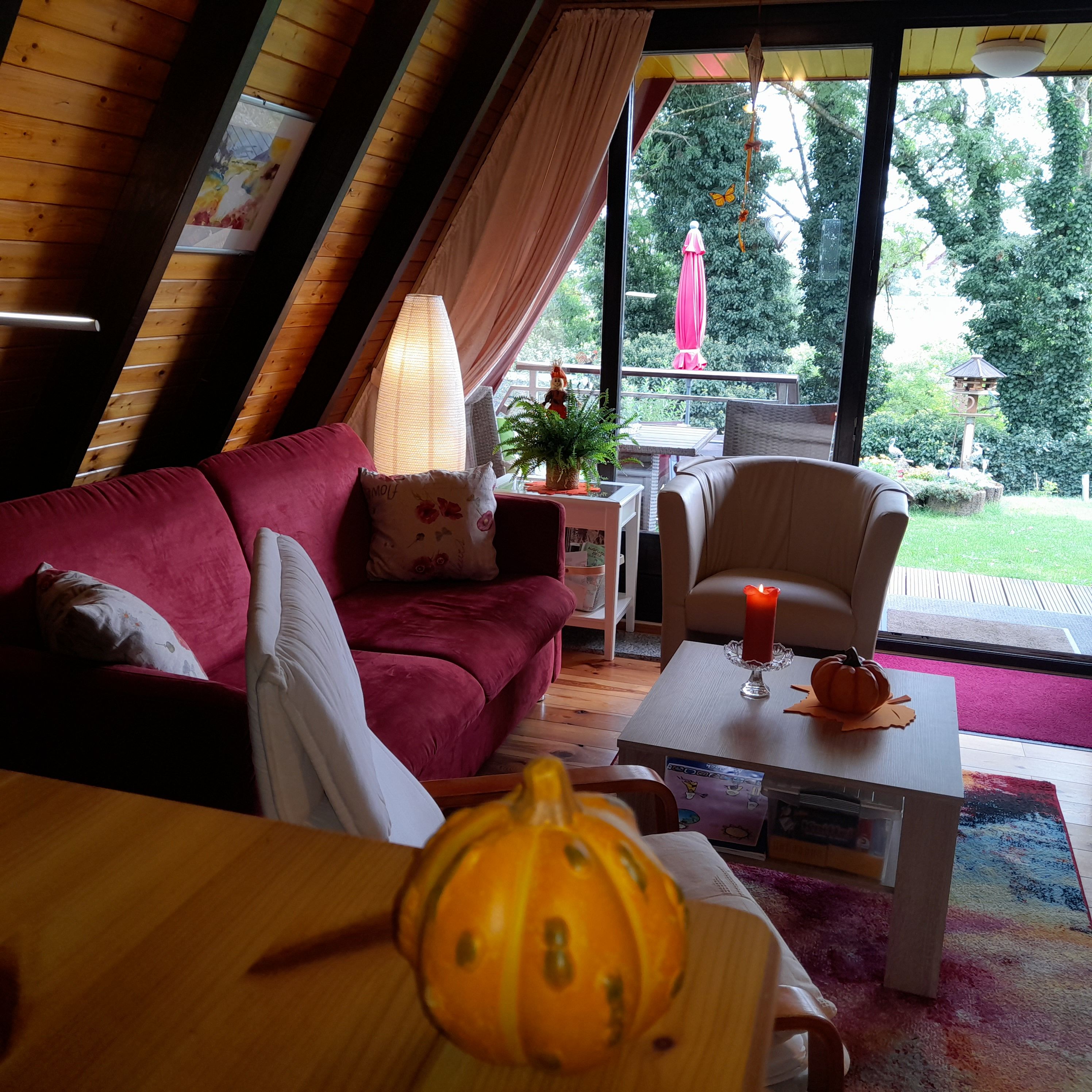 Herbst im Eifeler Finnhaus