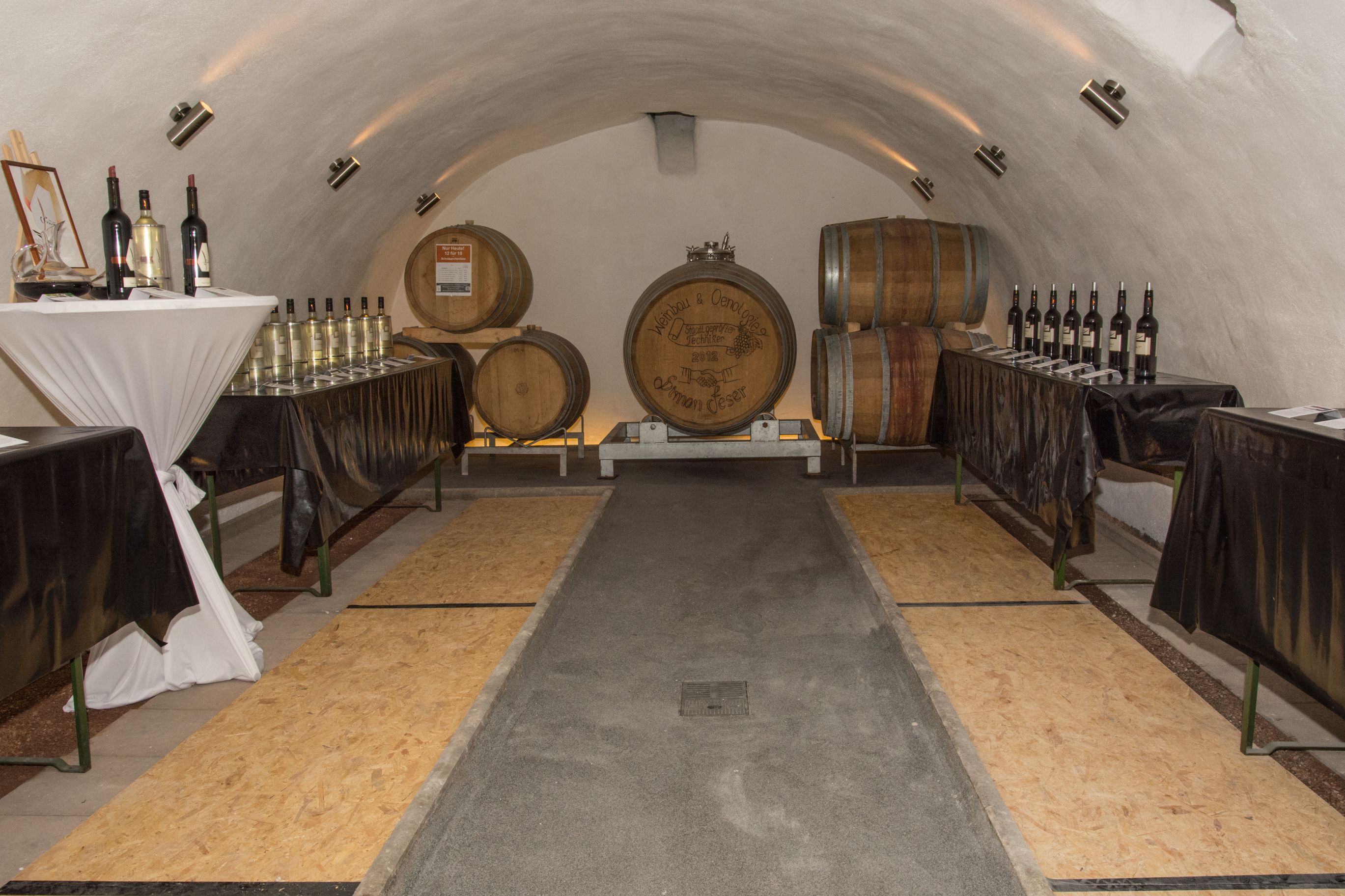 Weinkeller bei Veranstaltung